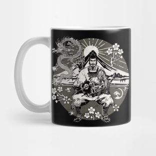 Streetwear Samurai Dragon Vaporwave Sakura Fuji Japanese Aesthetic 627 Mug